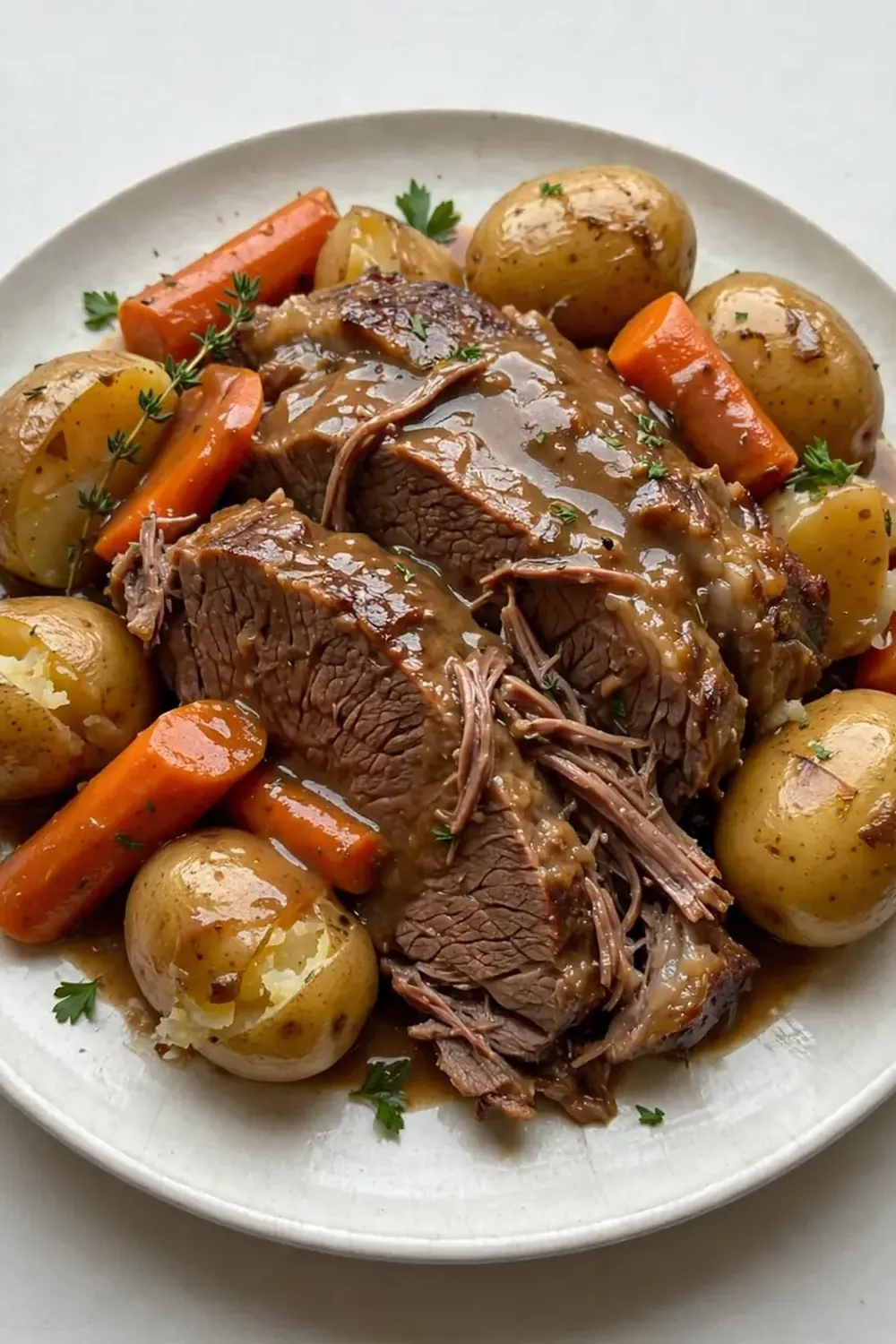 All-American Pot Roast with Carrots and Potatoes