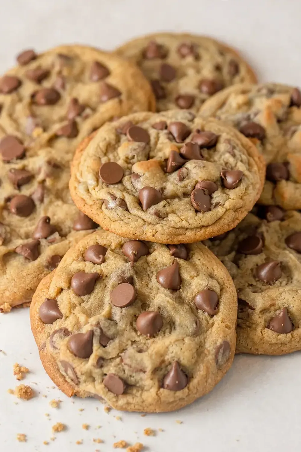 Copycat Crumbl Milk Chocolate Chip Cookies