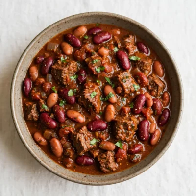 Cozy Weekend Classic Beef Chili with Beans