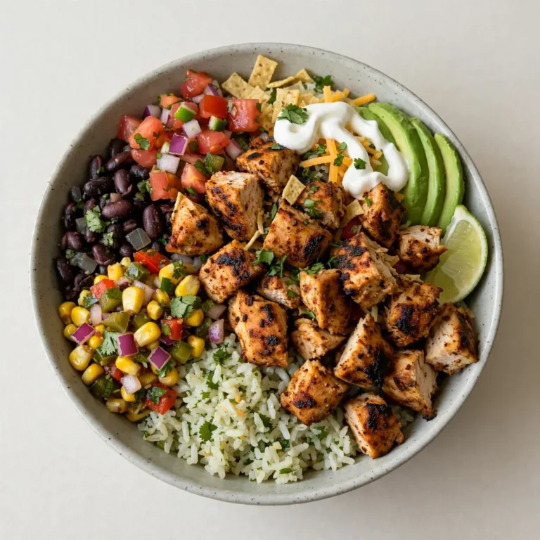 Cozy Weekend Project Copycat Chipotle Chicken and Rice Bowl