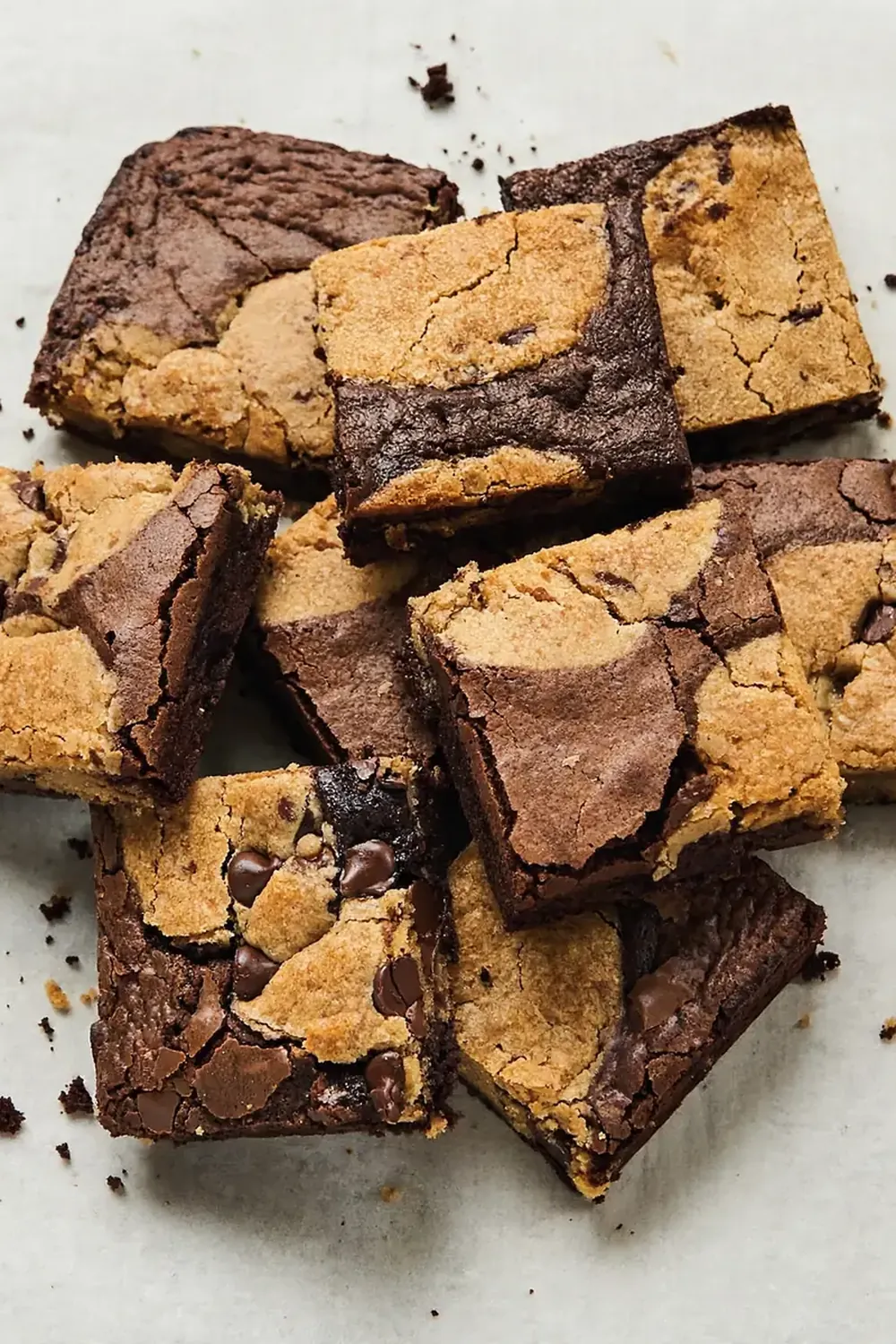 Copycat Domino’s Marbled Cookie Brownie
