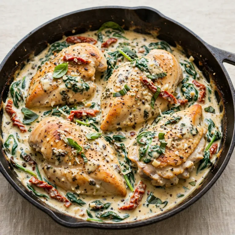 Creamy Tuscan Chicken Skillet