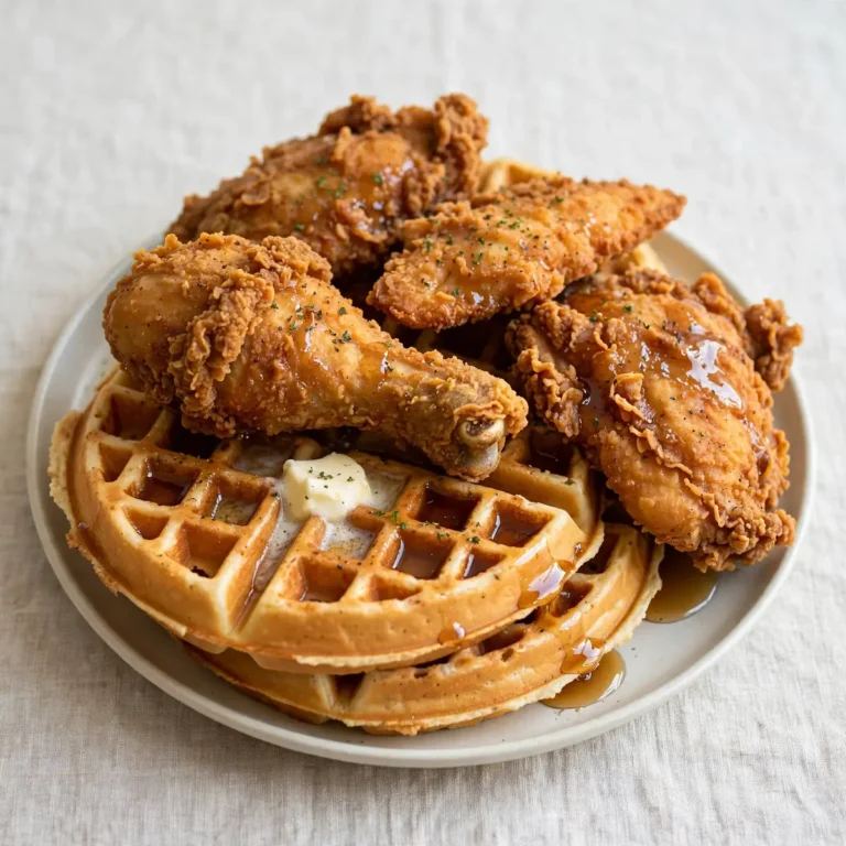 Crispy Fried Chicken and Waffles for a Cozy Weekend