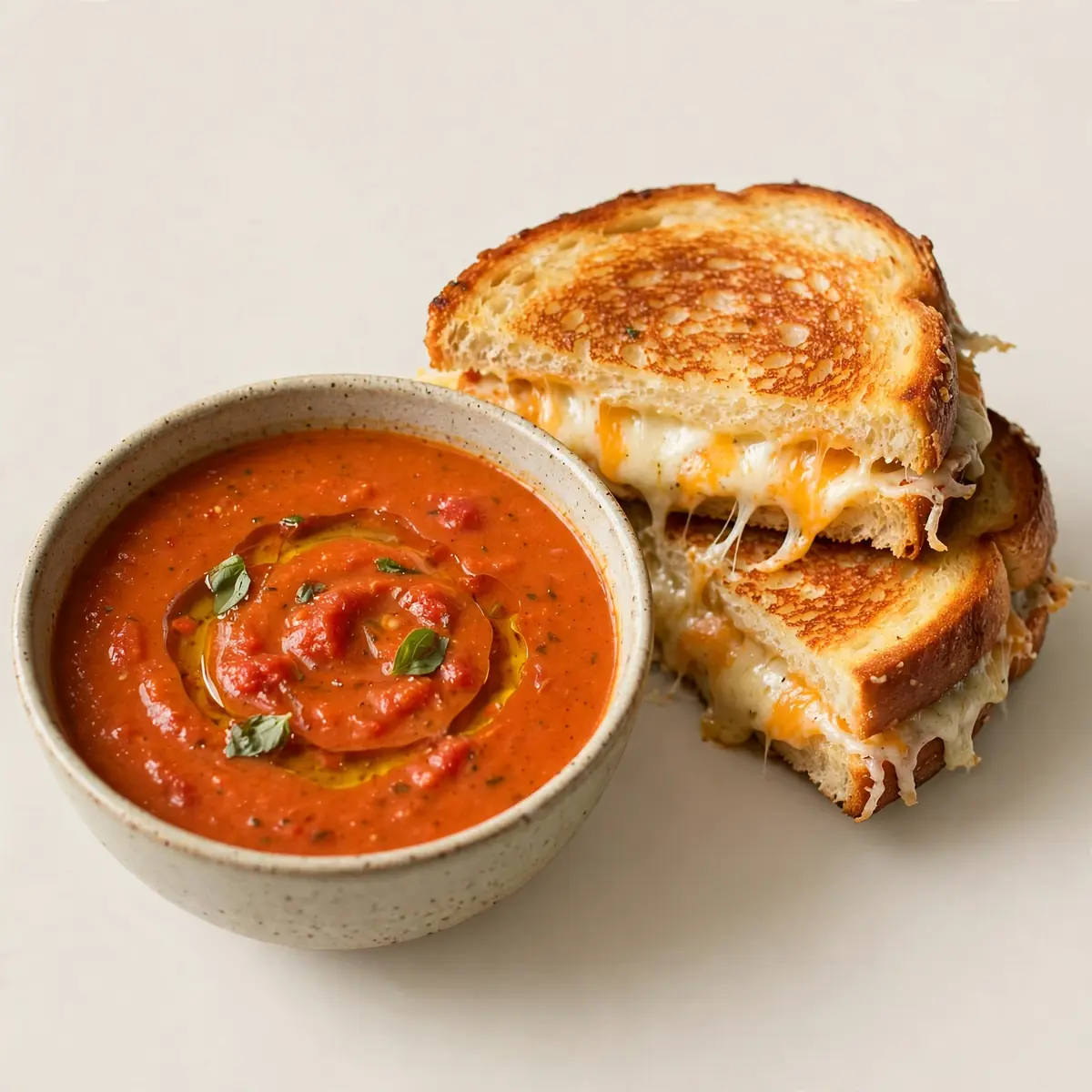 Grilled Cheese With Tomato Soup