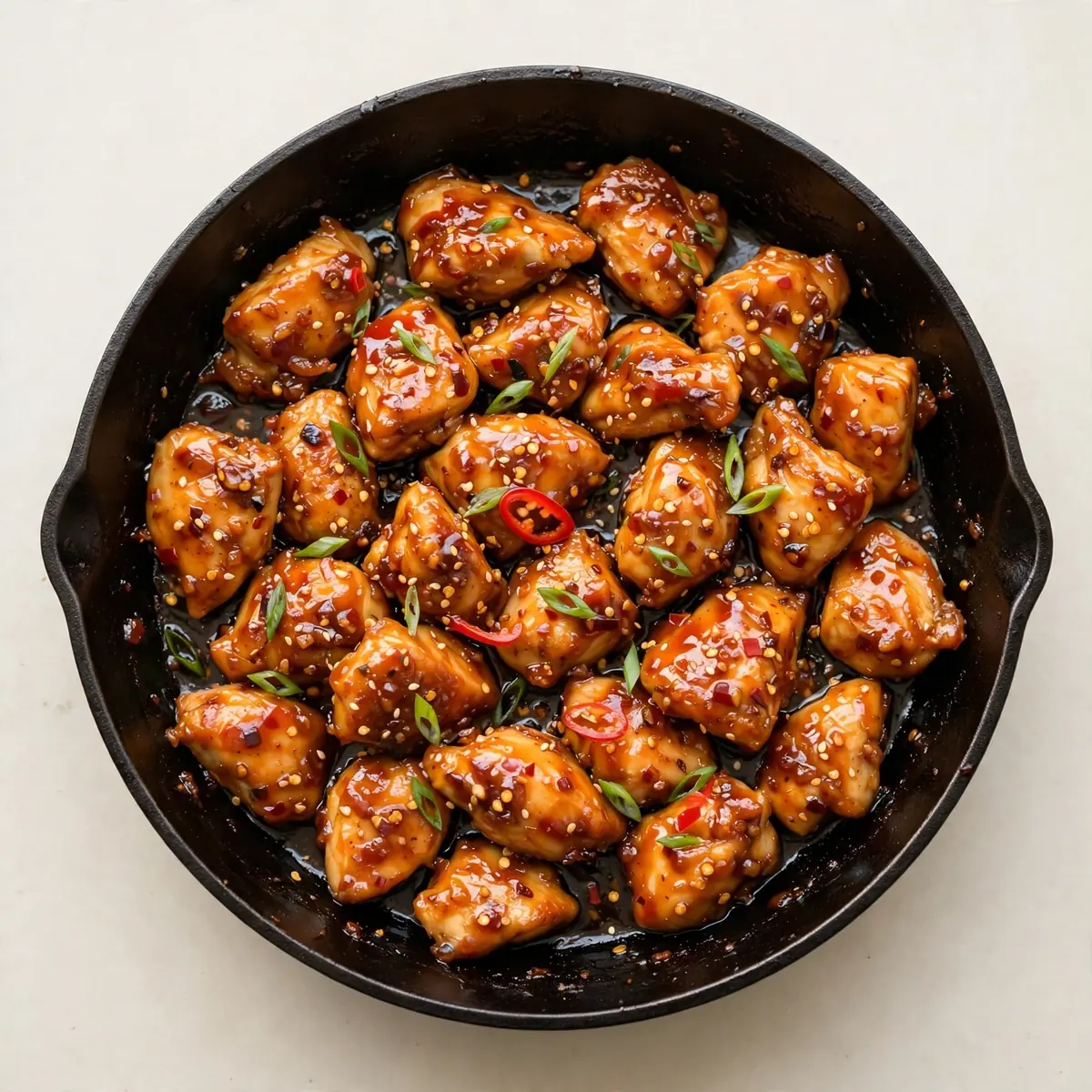 Honey Sriracha Chicken Skillet