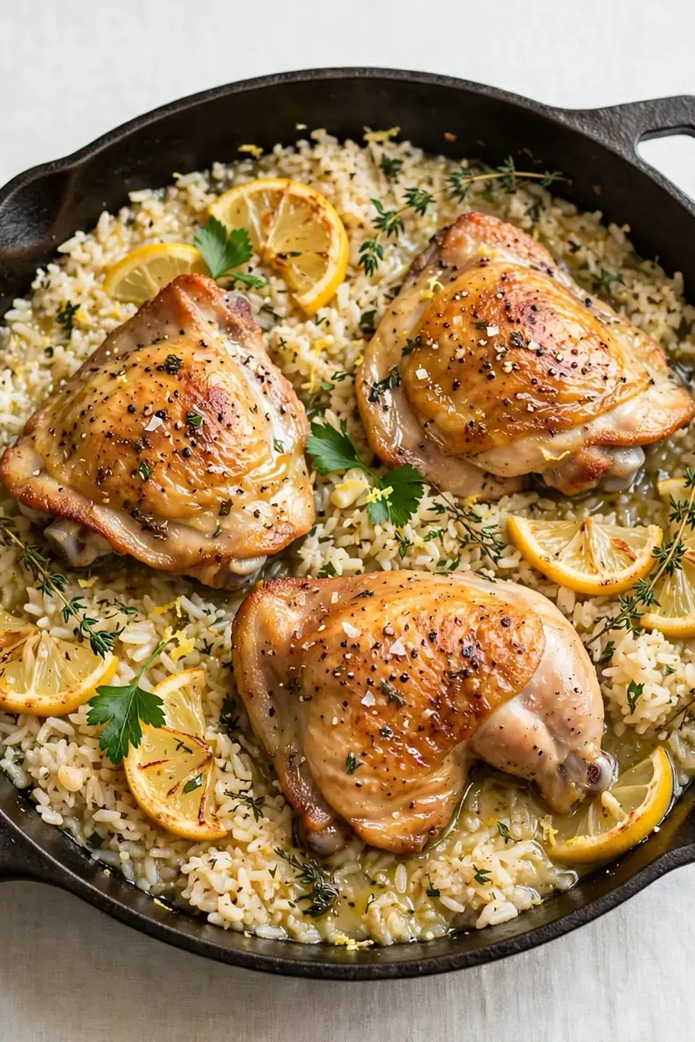 One-Pan Lemon Chicken and Rice