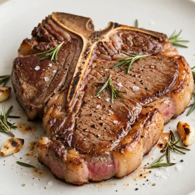 Perfect Pan-Seared T-Bone Steak