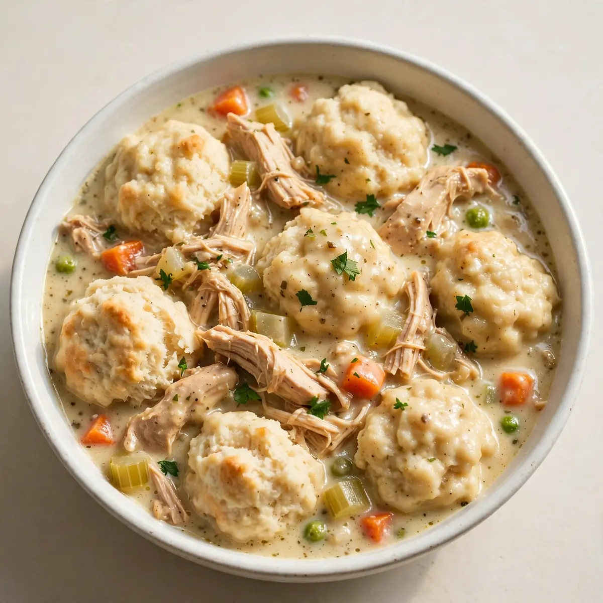 Slow Cooker Chicken And Dumplings