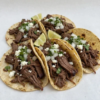 Slow Cooker Shredded Beef Tacos
