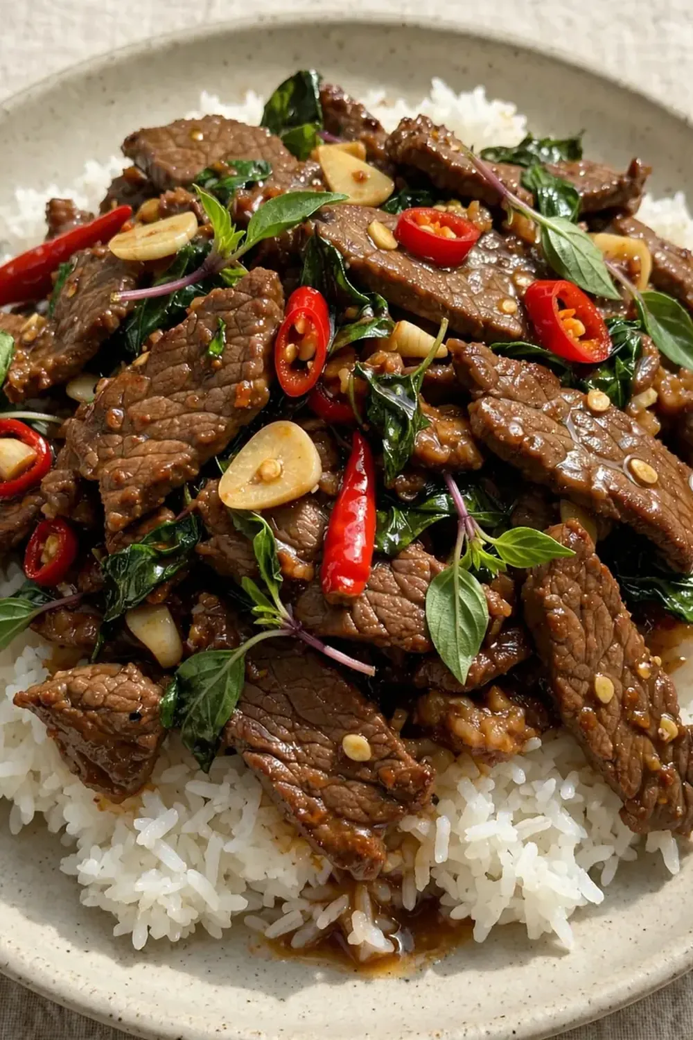 Thai Basil Beef Stir-Fry