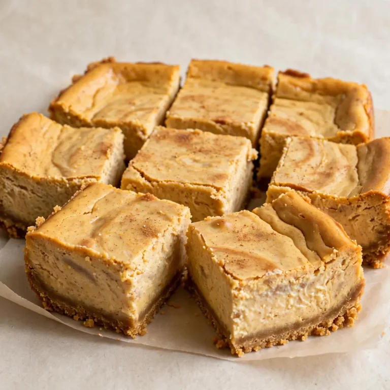 Easy Make-Ahead Pumpkin Cheesecake Bars