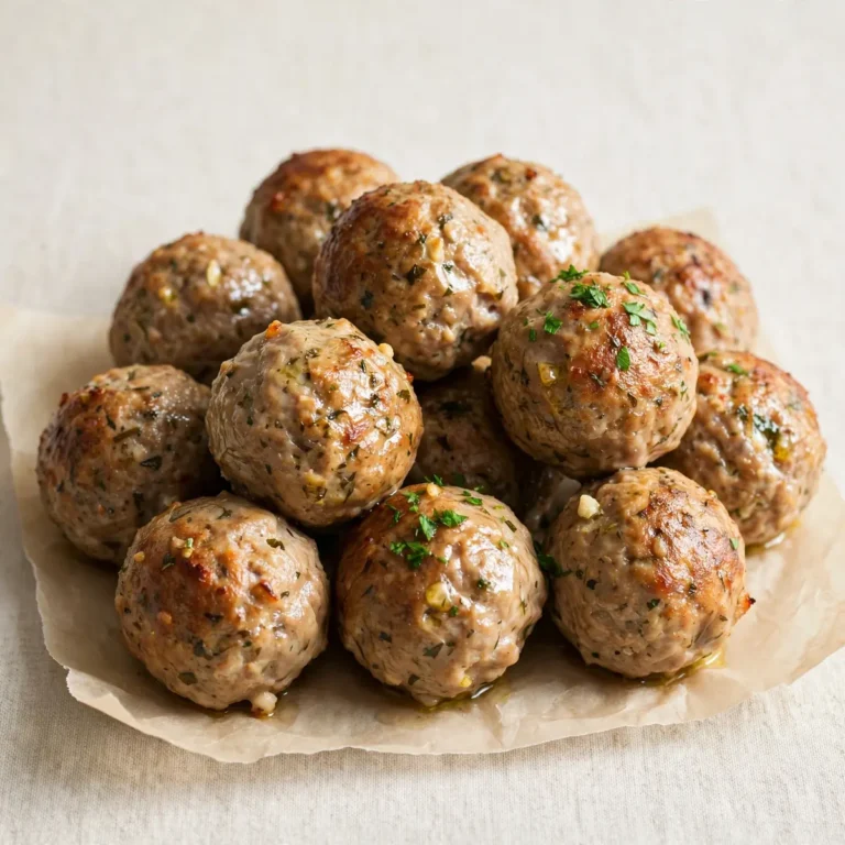 Quick Weeknight Baked Turkey Meatballs