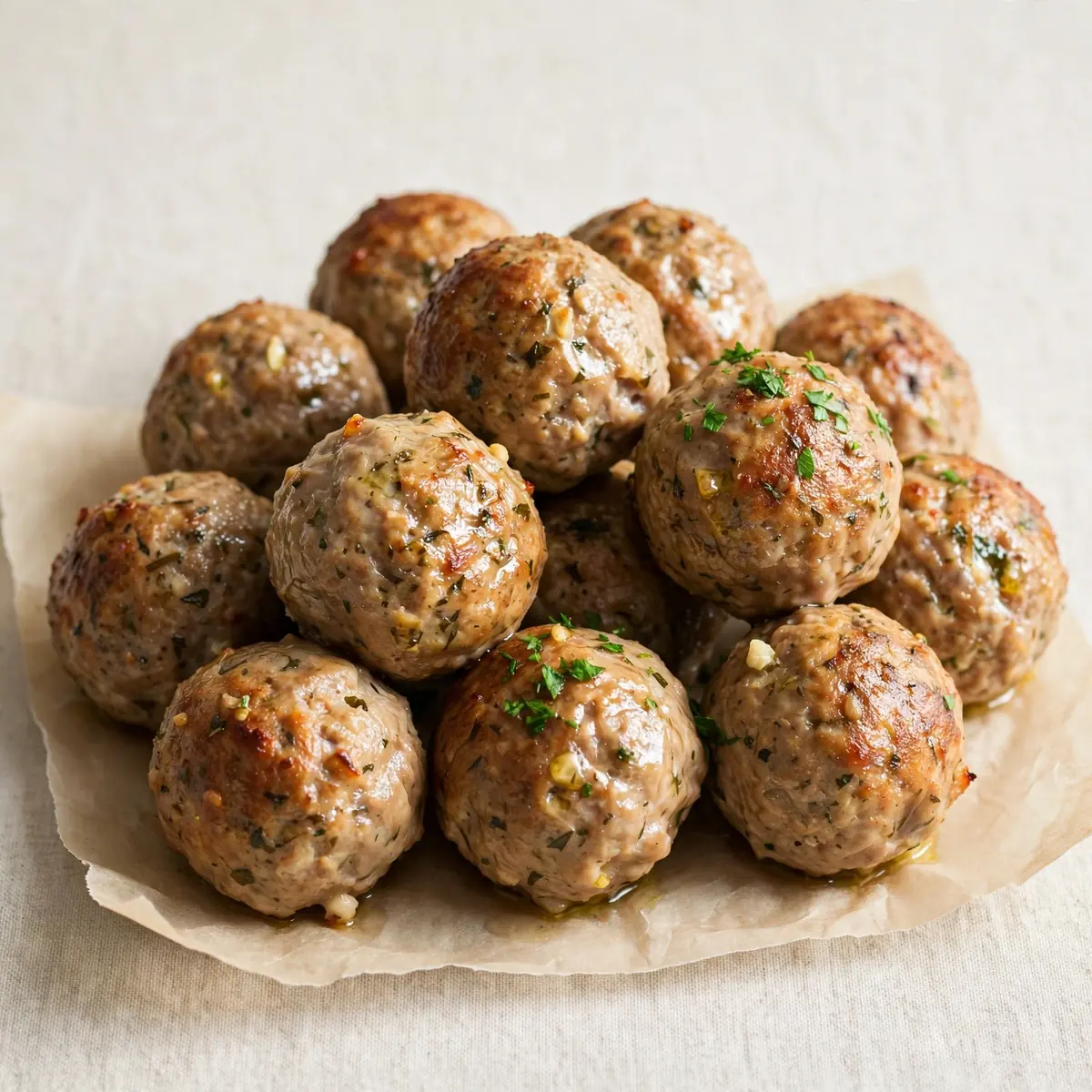Quick Weeknight Baked Turkey Meatballs