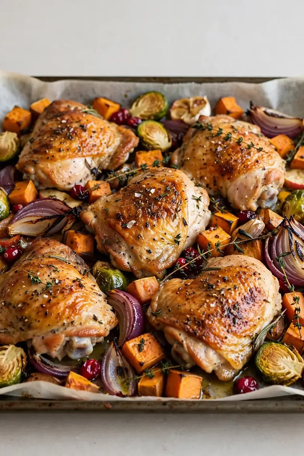 easy sheet pan harvest chicken