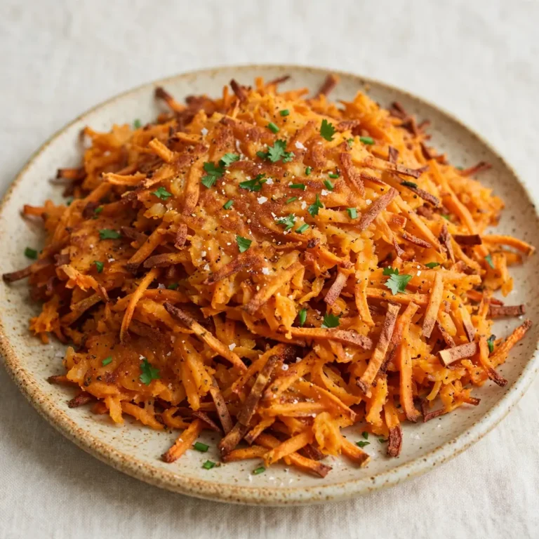 Quick Weeknight Sweet Potato Hash Browns