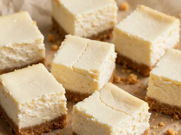 Homemade Graham Cracker Crust Cheesecake Bites
