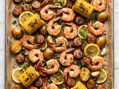 Sheet Pan Shrimp Boil for a Crowd