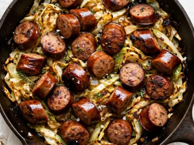 Smoked Sausage and Cabbage Skillet