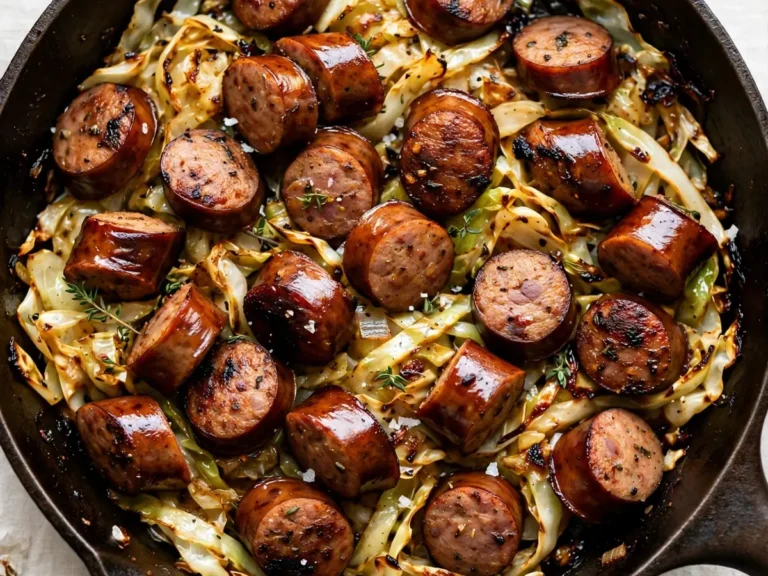 Smoked Sausage and Cabbage Skillet